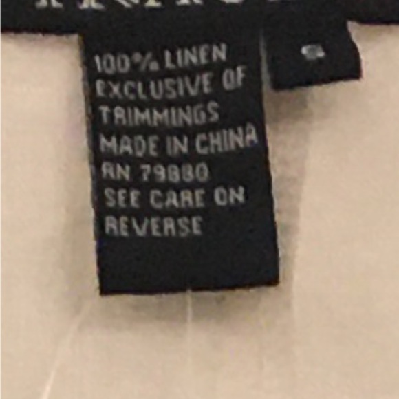 Tracy M Linen Blouse. New. - Picture 2 of 7